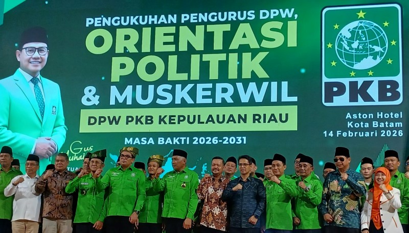 Pengurus DPW PKB Kepri 2026–2031 Dikukuhkan, Targetkan Lonjakan Kursi di Pemilu 2029